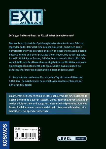Produktbild: EXIT&reg; - Das Buch: Der Adventskalender