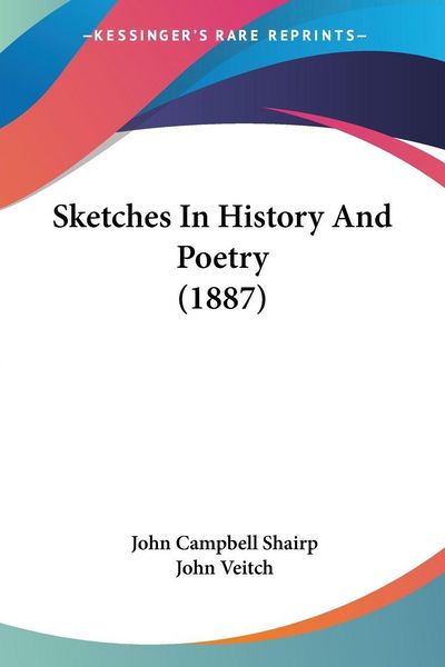 Produktbild: Sketches In History And Poetry (1887)