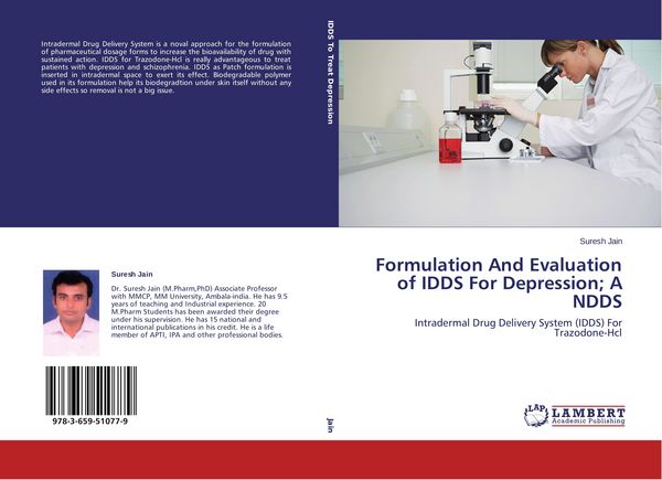 Produktbild: Formulation And Evaluation of IDDS For Depression; A NDDS