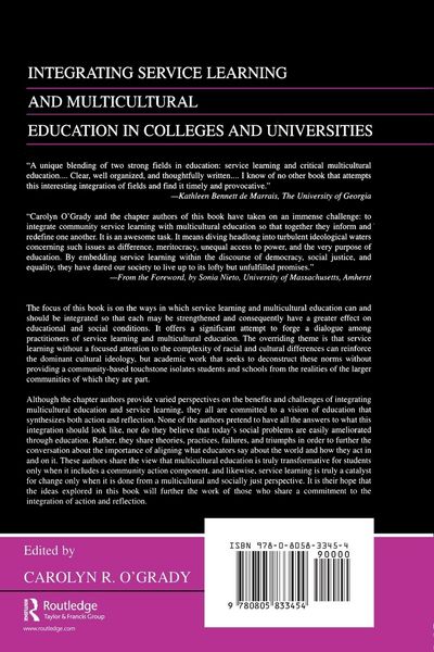 Produktbild: Integrating Service Learning and Multicultural Education in Colleges and Universities