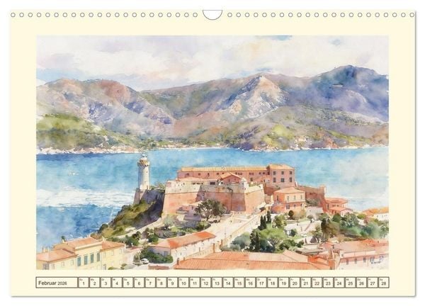 Produktbild: Elba - Insel imToskanischen Archipel (Wandkalender 2026 DIN A3 quer), CALVENDO Monatskalender