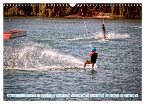 Produktbild: Wakeboarden (Wandkalender 2026 DIN A3 quer), CALVENDO Monatskalender