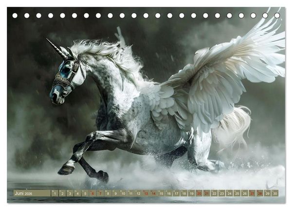 Produktbild: Fantastische Chim&auml;ren - von zauberhaft bis atemberaubend (Tischkalender 2026 DIN A5 quer), CALVENDO Monatskalender