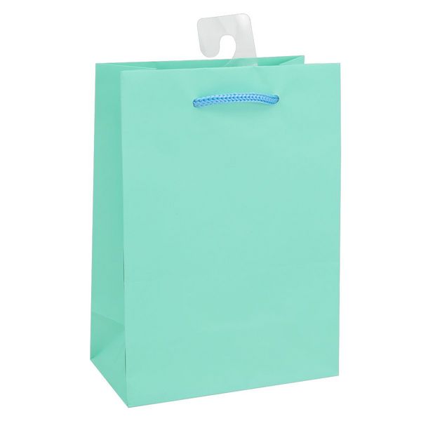 Produktbild: Idena Geschenktasche uni blau gelb rot gr&uuml;n 25x35x8cm 4fach sortiert 128g/m&sup2;
