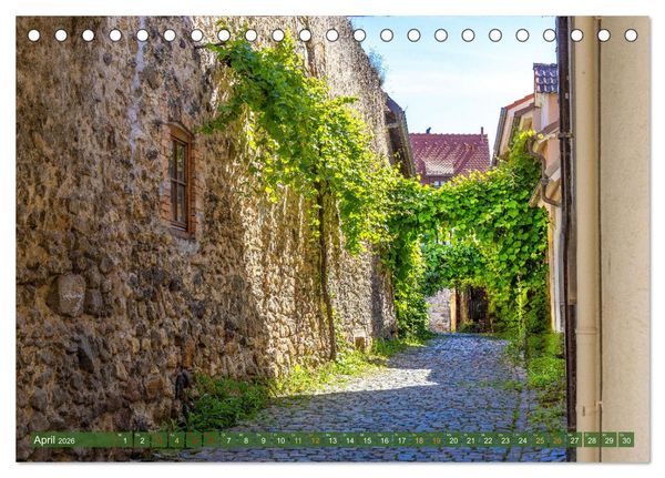 Produktbild: Ein Bummel durch die romantischen Gassen von Freinsheim in der Pfalz (Tischkalender 2026 DIN A5 quer), CALVENDO Monatskalender