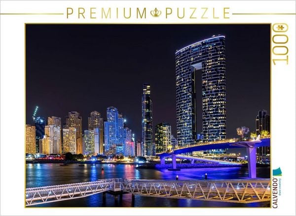 CALVENDO Puzzle Blick von Bluewaters Island auf Dubai | 1000 Teile Lege-Größe 64x48cm Foto-Puzzle für glückliche Stunden, Sonstige von , Calvendo