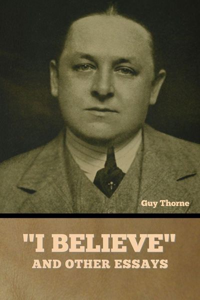 Produktbild: "I Believe" and other essays