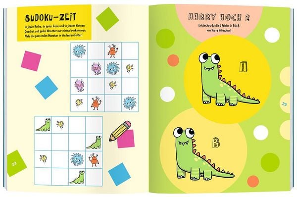 Produktbild: Das total verr&uuml;ckte Monster-Mitmachbuch
