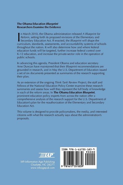 Produktbild: The Obama Education Blueprint
