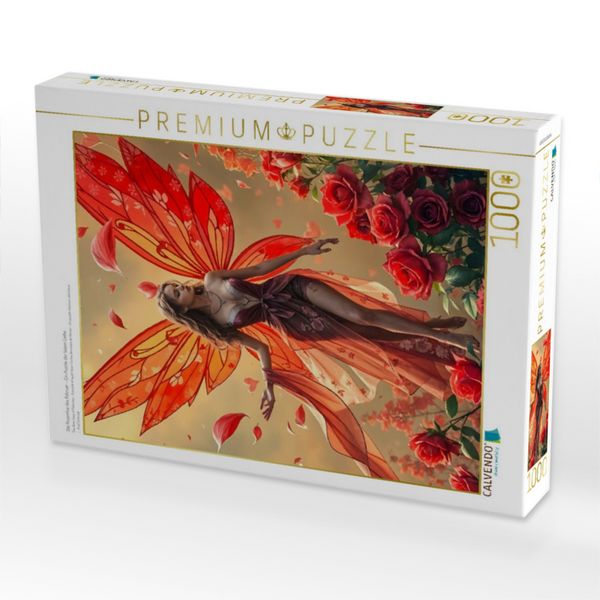 Produktbild: CALVENDO Puzzle Die Rosenfee des Februar - Ein Puzzle der leisen Liebe | 1000 Teile Lege-Gr&ouml;&szlig;e 64x48cm Foto-Puzzle f&uuml;r gl&uuml;ckliche Stunden