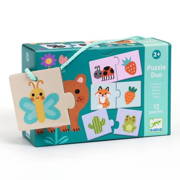 Lernspiel: Puzzle duo: Farben