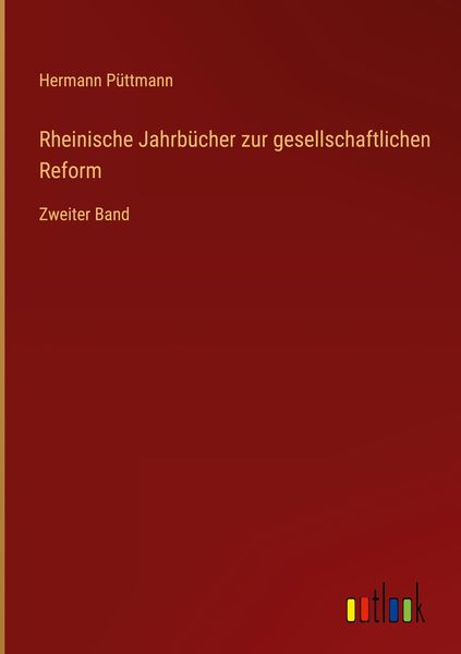 Produktbild: Rheinische Jahrb&uuml;cher zur gesellschaftlichen Reform