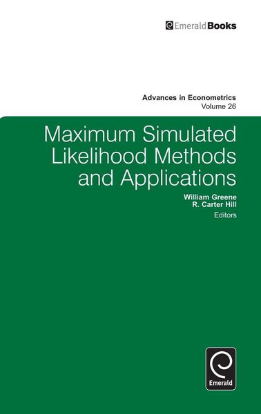 Produktbild: Maximum Simulated Likelihood Methods and Applications
