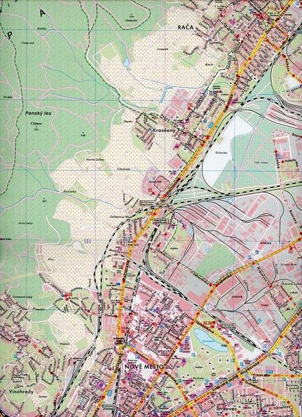 Produktbild: Preßburg / Bratislava Gesamtplan