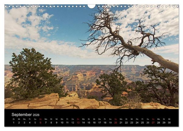 Produktbild: Grand Canyon - Wunder der Natur (Wandkalender 2026 DIN A3 quer), CALVENDO Monatskalender