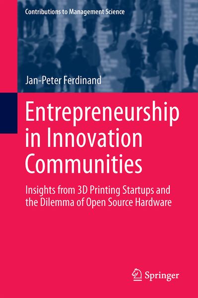 Produktbild: Entrepreneurship in Innovation Communities