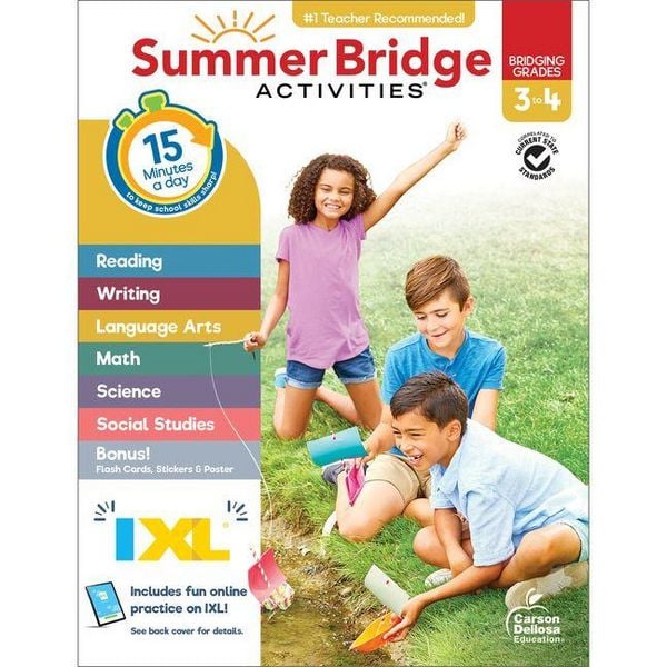 Produktbild: Summer Bridge Activities, Grades 3 - 4