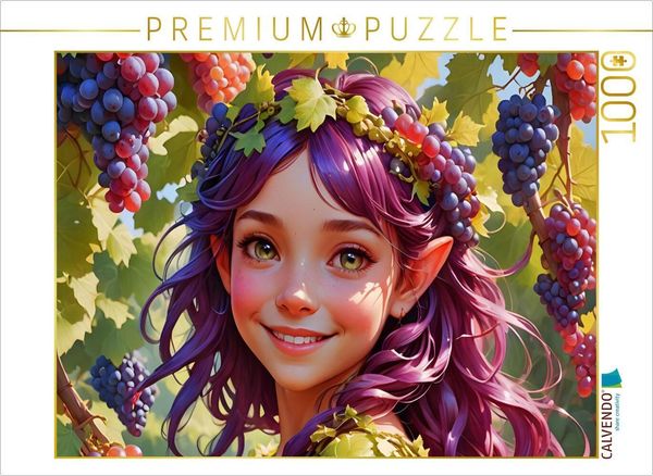 CALVENDO Puzzle Ein Motiv aus dem Kalender Fruchtiger Elfenzauber | 1000 Teile Lege-Größe 64x48cm Foto-Puzzle für glückliche Stunden