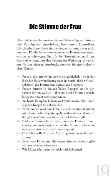 Produktbild: Vulva Voice. Starke Stimme. Starke Frau