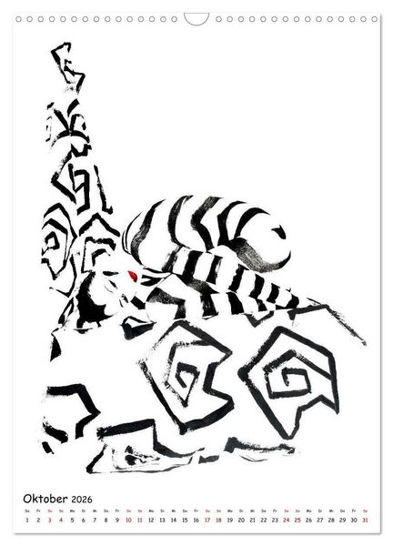 Produktbild: MEL Bodypainting von fru.ch (Wandkalender 2026 DIN A3 hoch), CALVENDO Monatskalender