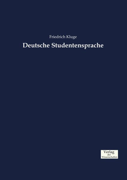 Produktbild: Deutsche Studentensprache