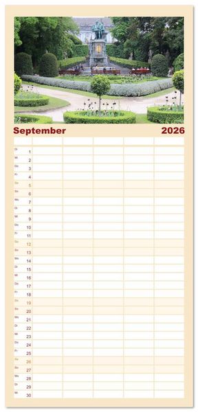 Produktbild: Familienplaner 2026 - Br&uuml;ssel - Spannende Metropole mit 5 Spalten (Wandkalender, 21 x 45 cm) CALVENDO