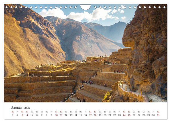 Produktbild: Geheimnisvolles Peru (Wandkalender 2026 DIN A4 quer), CALVENDO Monatskalender