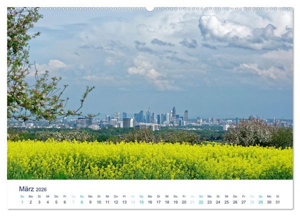 Produktbild: Fantastisches Frankfurt (hochwertiger Premium Wandkalender 2026 DIN A2 quer), Kunstdruck in Hochglanz