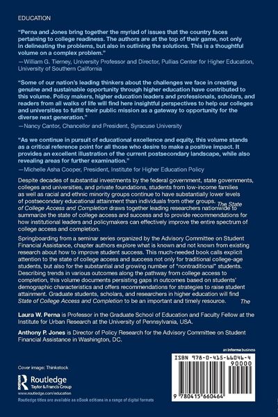 Produktbild: The State of College Access and Completion