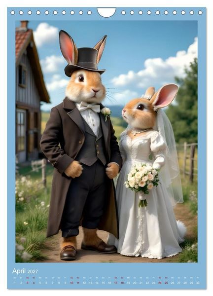 Produktbild: Nicht nur ein Vogel wollte Hochzeit halten (Wandkalender 2027 DIN A4 hoch), CALVENDO Monatskalender