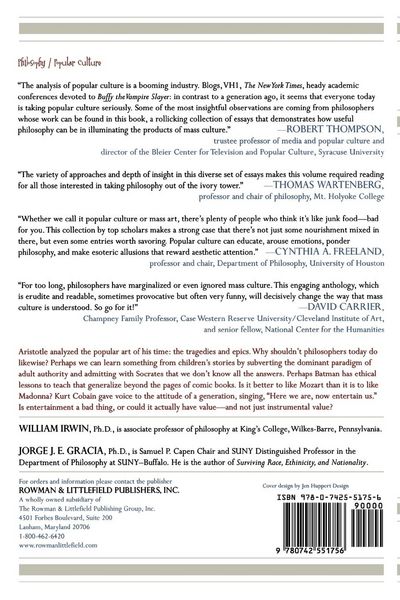 Produktbild: Philosophy and the Interpretation of Pop Culture