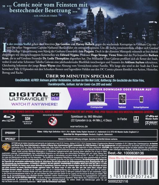 Gotham - Staffel 2 [4 BRs]