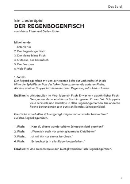 Produktbild: Detlev J&ouml;cker: Der Regenbogenfisch