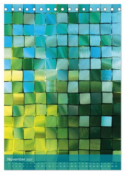Produktbild: MOSAIK-VISIONEN (Tischkalender 2027 DIN A5 hoch), CALVENDO Monatskalender