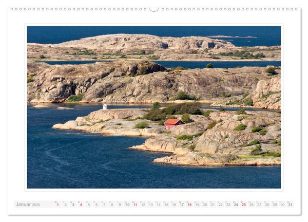 Produktbild: Bohusl&auml;n Fj&auml;llbacka - Hamburgsund - Grebbestad 2026 (Wandkalender 2026 DIN A2 quer), CALVENDO Monatskalender
