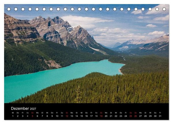Produktbild: Das "gr&uuml;ne" Nordamerika - Kanada und USA (Tischkalender 2027 DIN A5 quer), CALVENDO Monatskalender