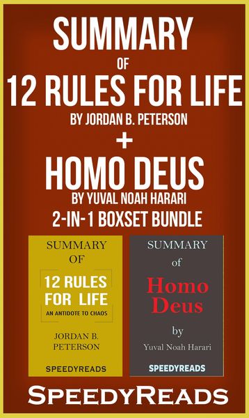 Produktbild: Summary of 12 Rules for Life: An Antidote to Chaos by Jordan B. Peterson + Summary of Homo Deus by Yuval Noah Harari 2-in-1 Boxset Bundle