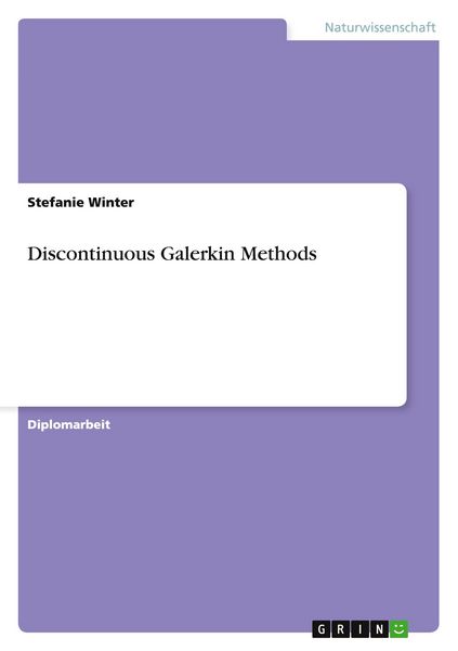 Produktbild: Discontinuous Galerkin Methods