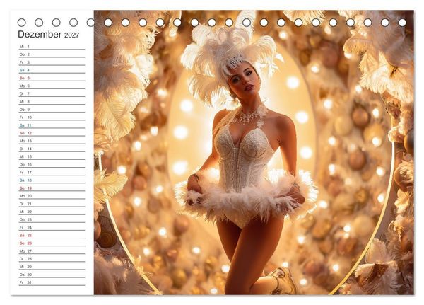 Produktbild: Burlesque Glamour (Tischkalender 2027 DIN A5 quer), CALVENDO Monatskalender