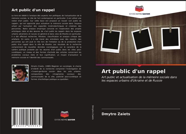 Produktbild: Art public d'un rappel