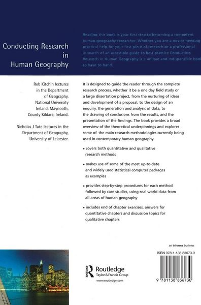 Produktbild: Conducting Research in Human Geography