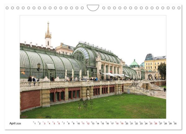 Produktbild: Bezauberndes Wien (Wandkalender 2026 DIN A4 quer), CALVENDO Monatskalender