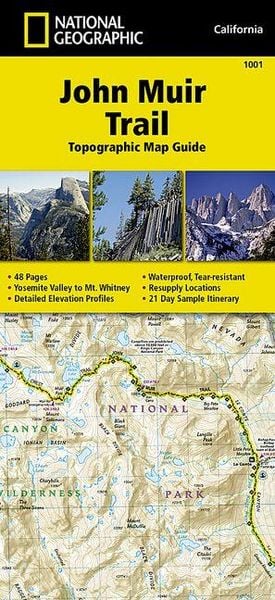 Produktbild: John Muir Trail Map