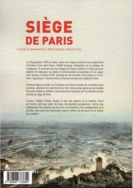 Produktbild: Siege de Paris: Combat du 30 Septembre 1870 a Chevilly, l Hay et Thiai