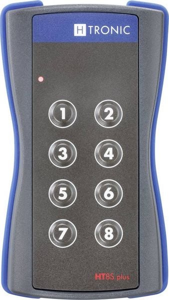 Produktbild: H-Tronic HT8Splus Funksender 8-Kanal Frequenz 868.35 MHz, 869.05 MHz, 869.55 MHz 3 V Reichweite max. (im Freifeld) 200 m