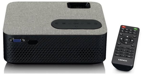 Produktbild: Lenco Beamer LPJ-700BKGY LCD 4000lm 1280 x 720 HD HD ready, Integrierter Lautsprecher