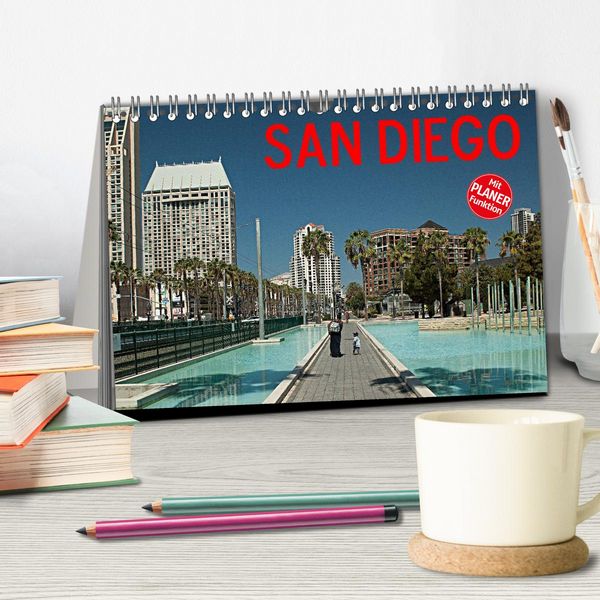 Produktbild: San Diego (Tischkalender 2026 DIN A5 quer), CALVENDO Monatskalender