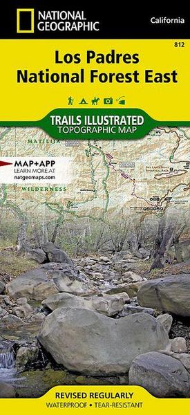 Produktbild: Los Padres National Forest East Map
