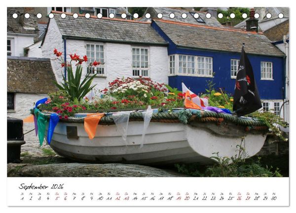 Produktbild: Reizvolles S&uuml;dengland Devon und Cornwall (Tischkalender 2026 DIN A5 quer), CALVENDO Monatskalender