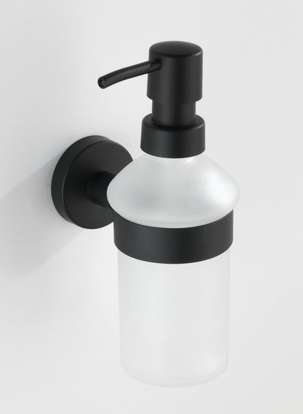 Produktbild: Seifenspender Mod. Bosio Edelstahl Black matt, Fassungsverm&ouml;gen ca. 200 ml